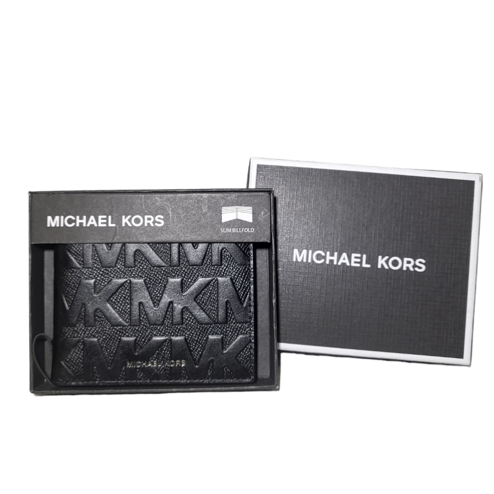 Michael Kors Logo Embossed Wallet